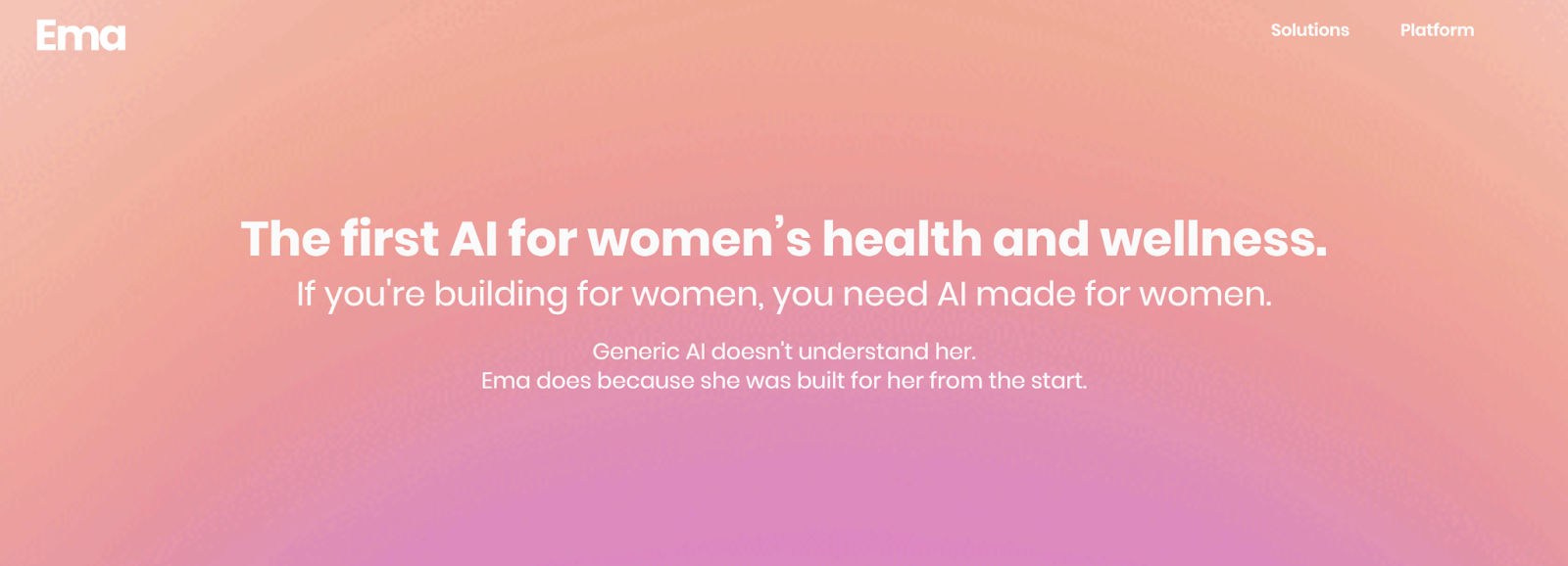 Ema - AI Assistant for women's health development