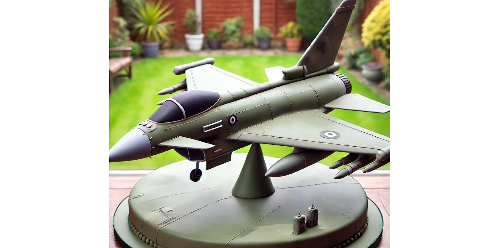 Fighter Jet Cake