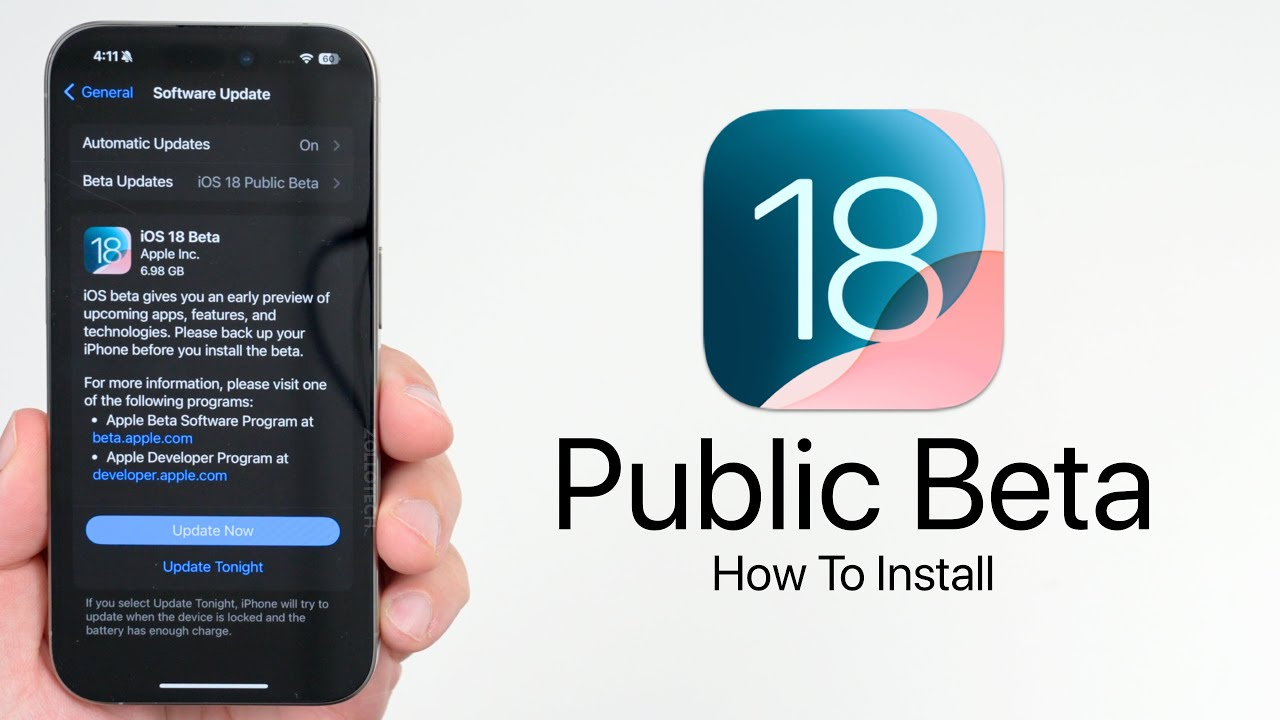 iOS 18 public beta