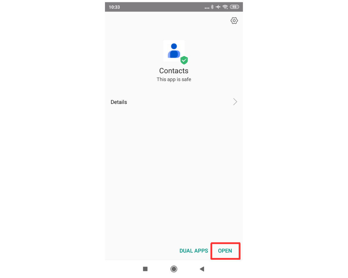 How to find contacts in Gmail on mobile:  Open the Google Contacts App after installing it
