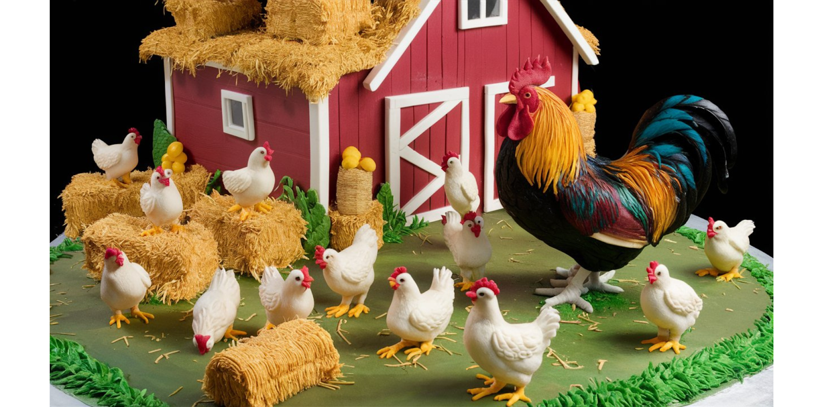 Classic Chicken Cake Design