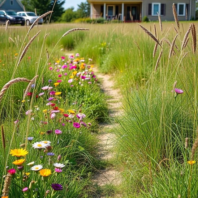 Native Wildflower and Grass Meadow