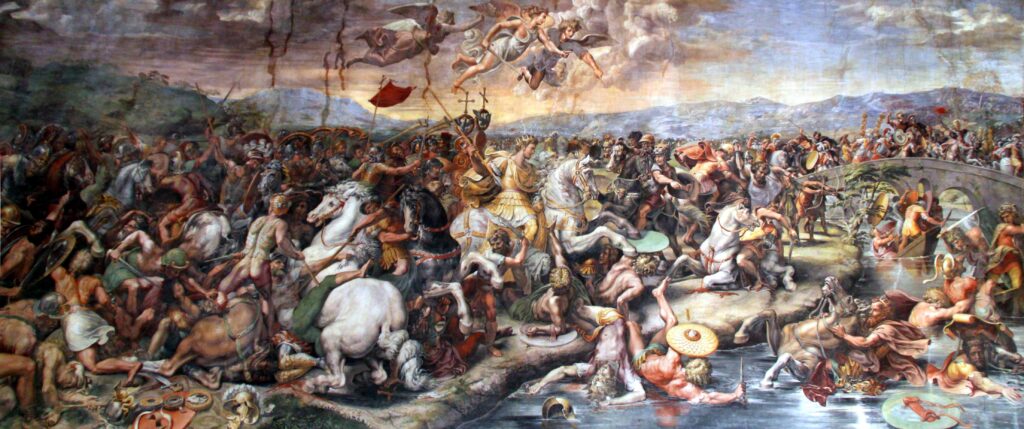Konstantin den store: Slaget ved Milvian Bridge