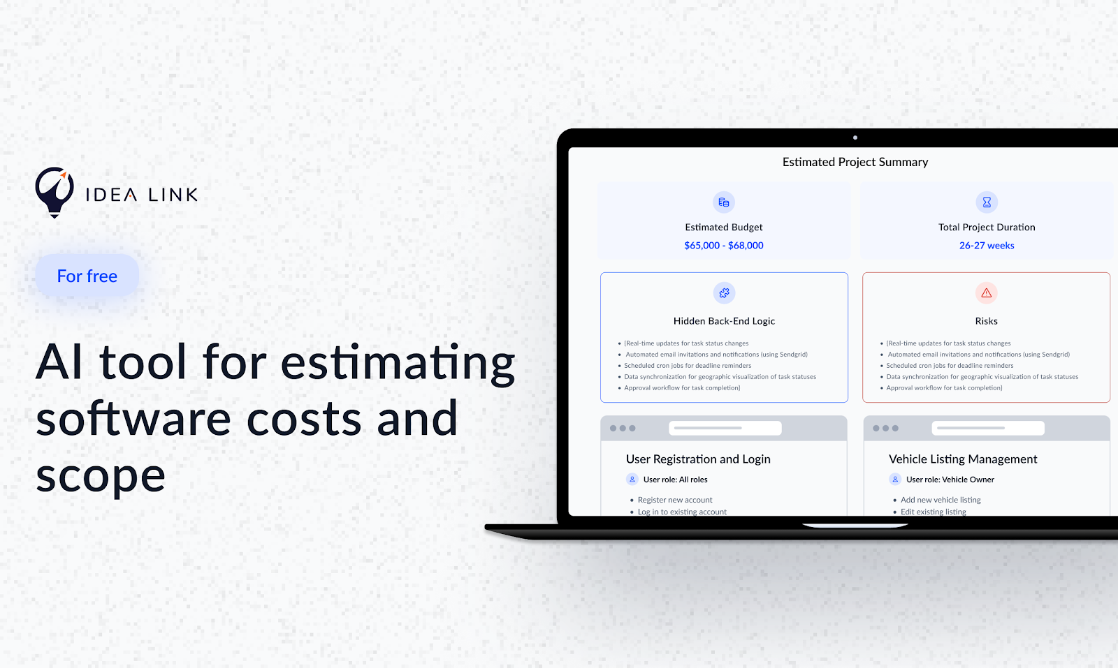 AI software cost estimator