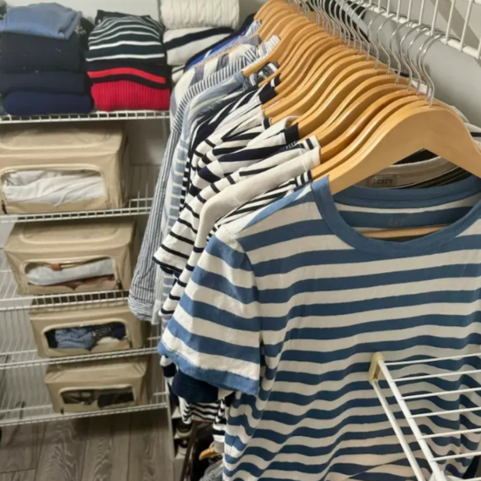 walk in closet organization ideas