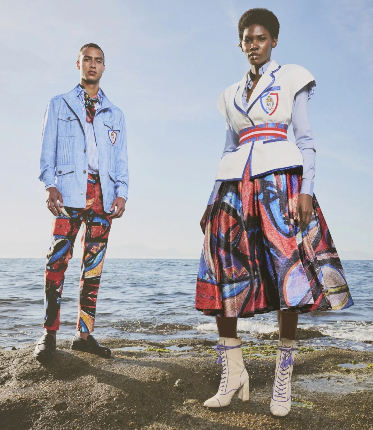 Meet Xavier Duchatellier, the model behind viral Team Haiti Paris Olympics  uniform shoot - The Haitian Times