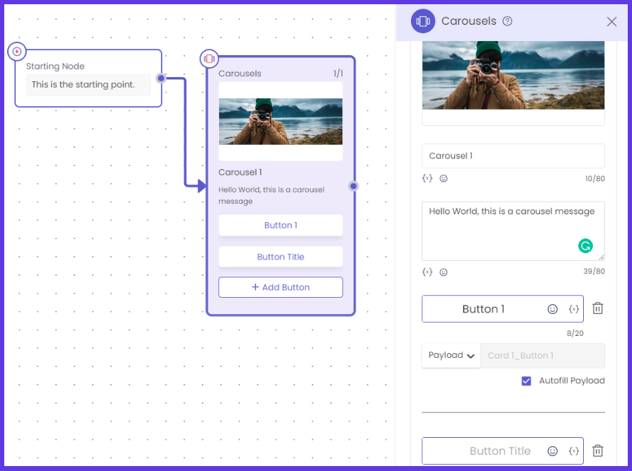 Gupshub chatbot service provider dashboard