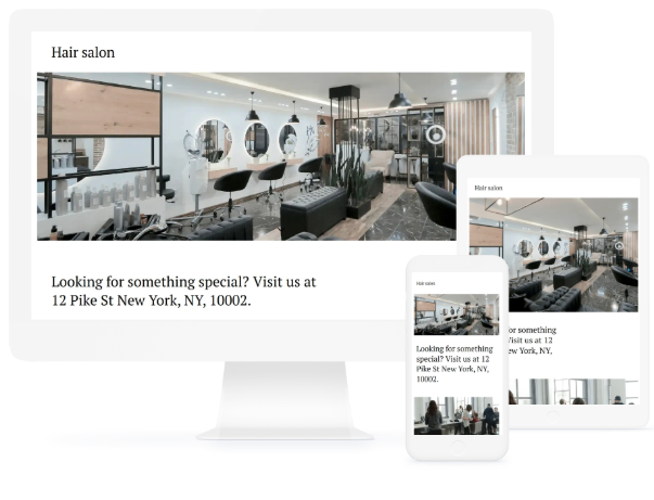 Hairdresser Website Template
