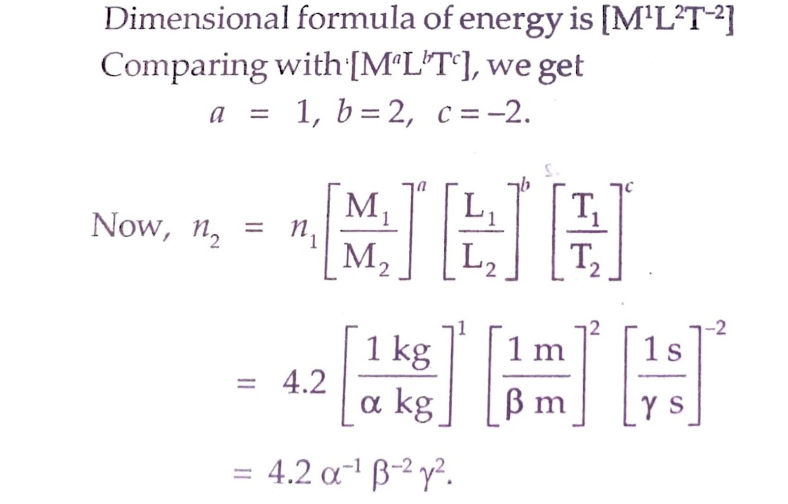 units and measurements class 11 assignment