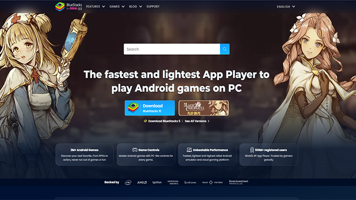 best android emulator for low-end PC: Bluestacks