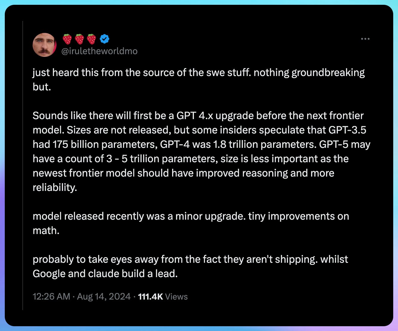 OpenAI has been characteristically tight-lipped about the specifics of GPT-5. Still, some information has come to light