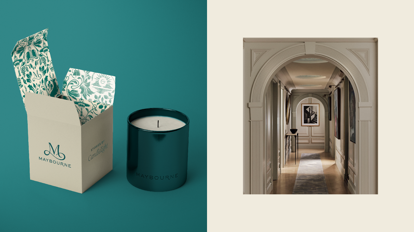 Image from the Maybourne Hotel Group's New Branding and Visual Identity article on Abduzeedo