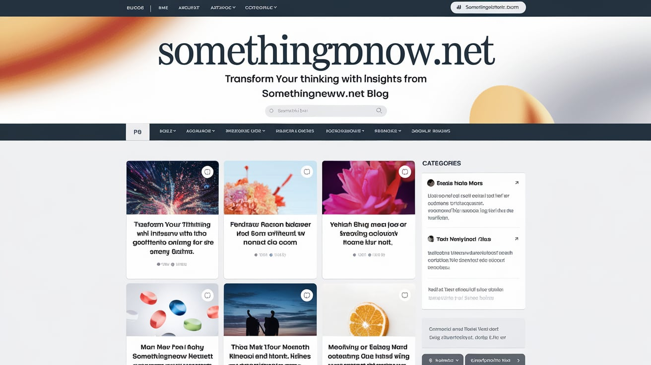 SomethingNewNow.net blog