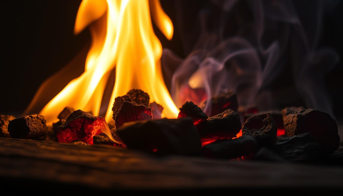 Natural Firelighters Combustion Process