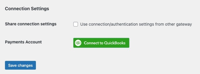 Set up Quickbooks payment gateway for WooCommerce