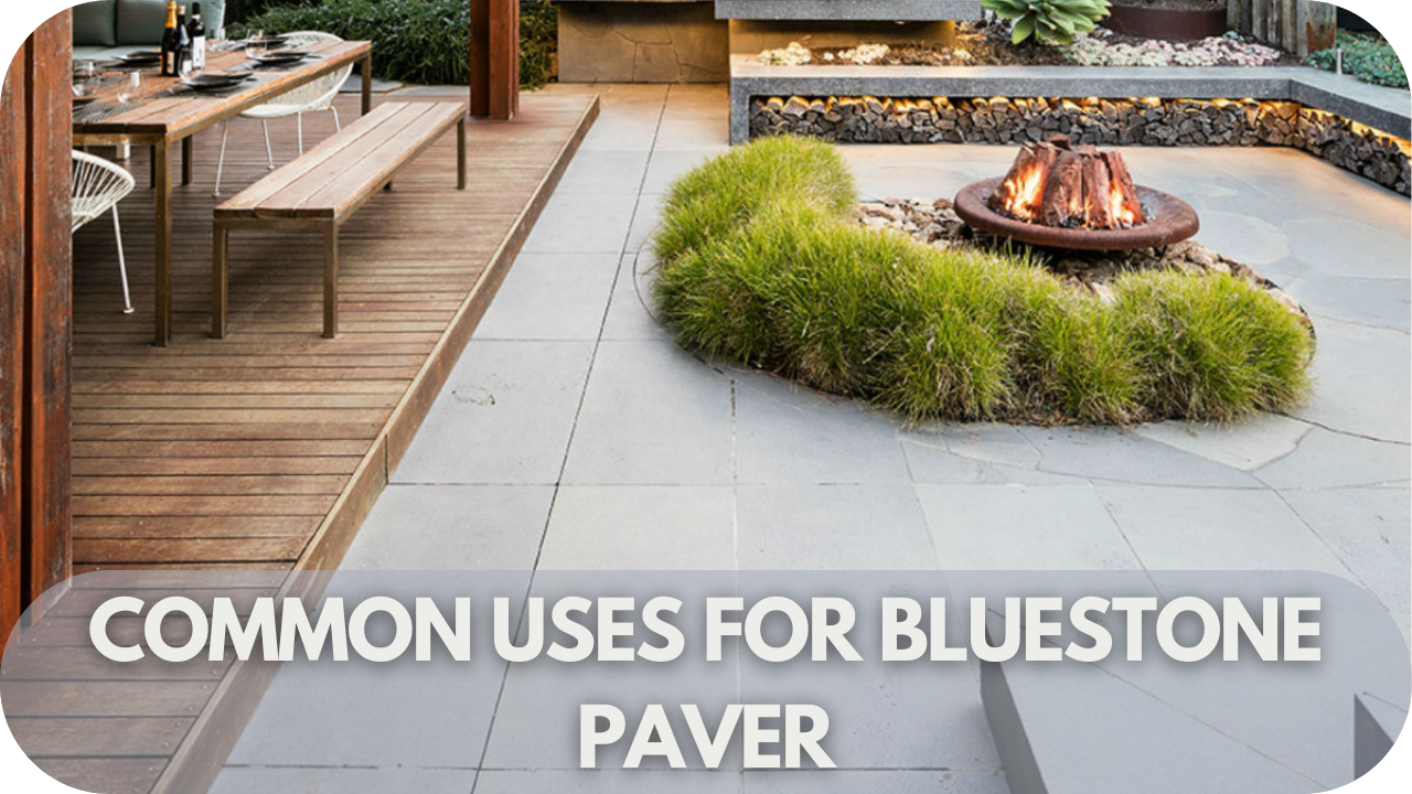 Explore the versatile applications of bluestone pavers in outdoor spaces.