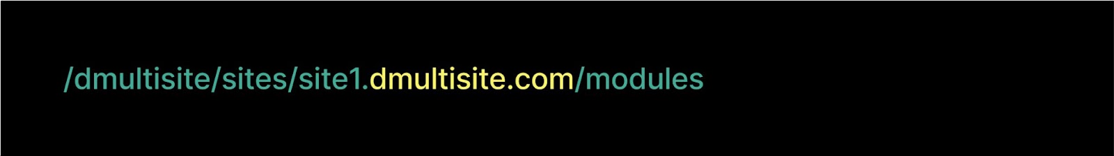 create a modules directory