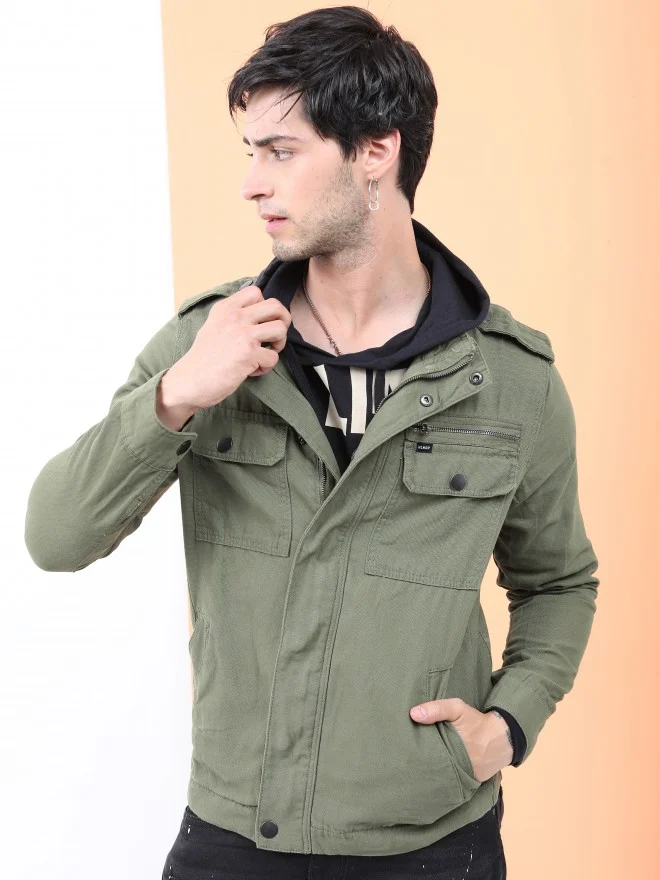 green jacket for men