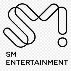 This  contain the logo for sm entertainment, which is designed to look like an intertwined line