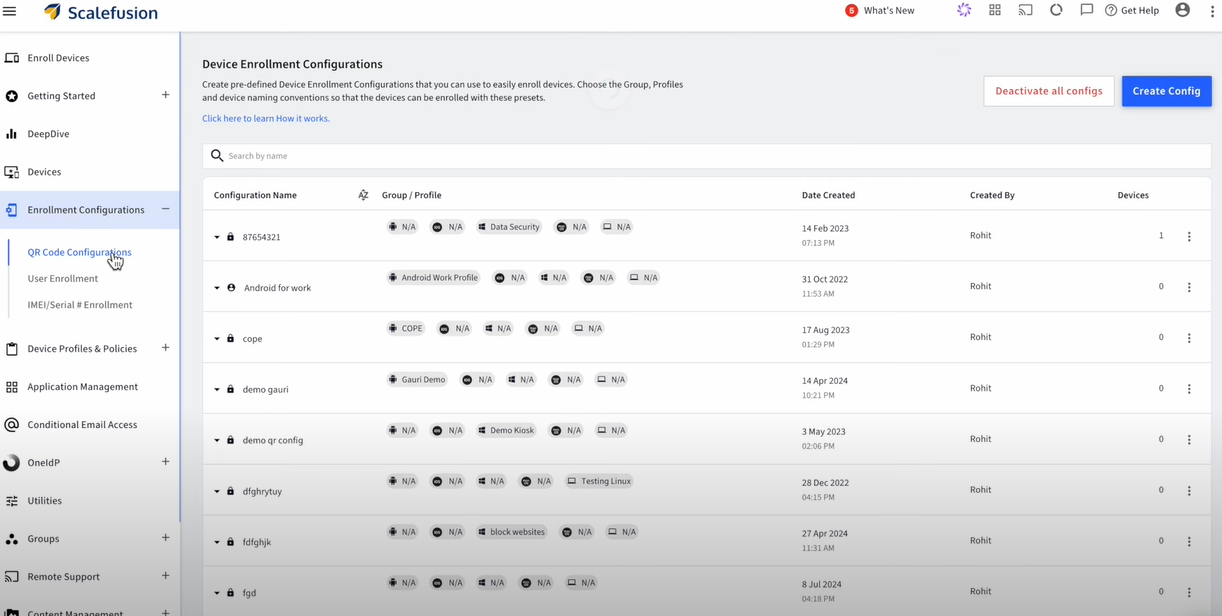 Centralized Equipment Configuration