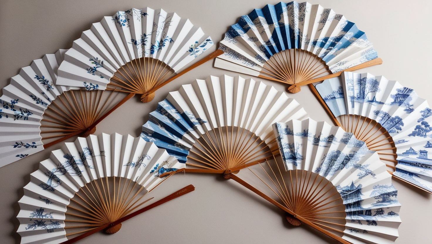 Chinoiserie Paper Fan