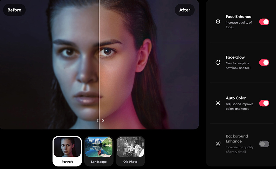 AI marketing tools for photo and video editing - Remini