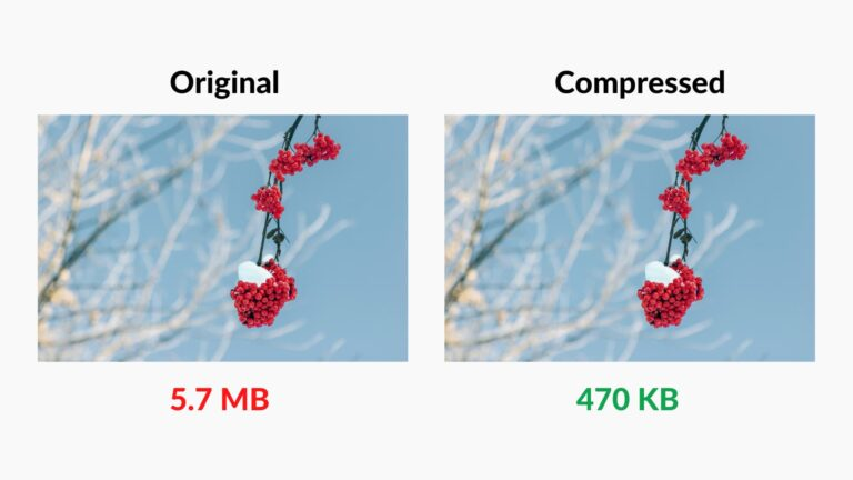 the difference of 2 images when compress shopify image 