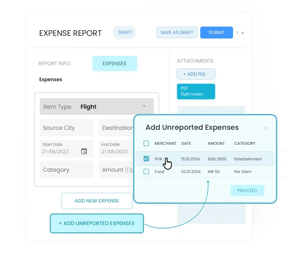 Expense Management Automation for expense reporting