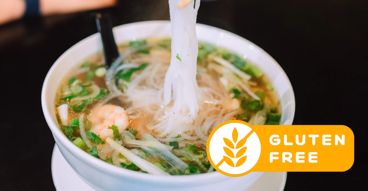 (glutenvrije pho-noedels)