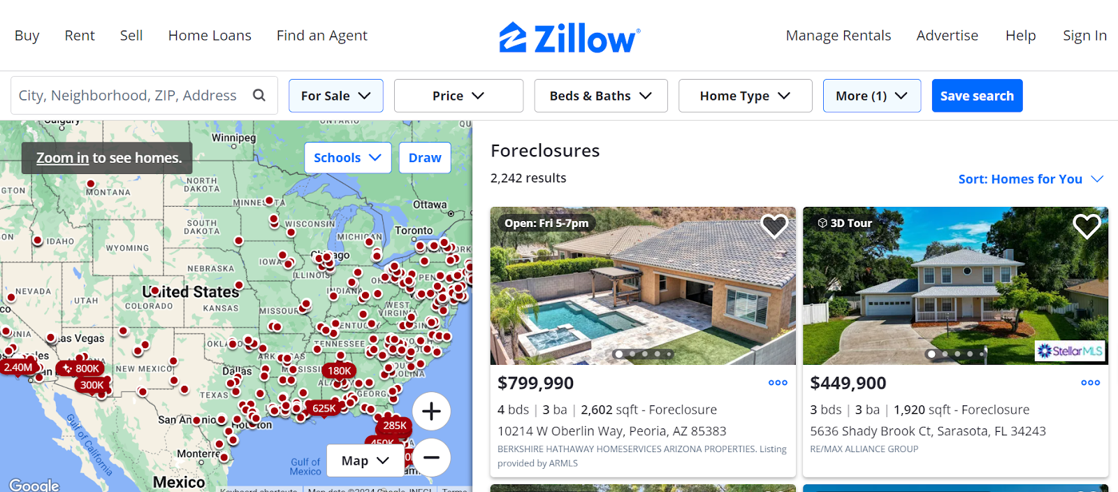 Zillow Foreclosure 