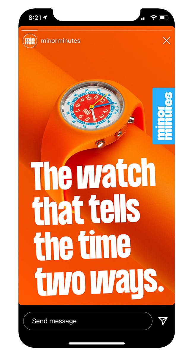 Image from the Minor Minutes: Branding and Industrial Design for Children's Watches article on Abduzeedo