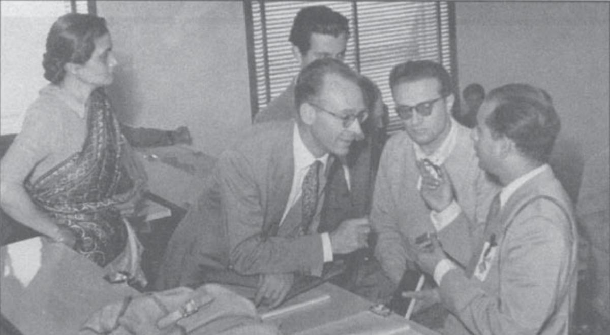 Bibha Chowdhuri at an International conference in Pisa, Italy in 1955. Credit: Noopur Desai