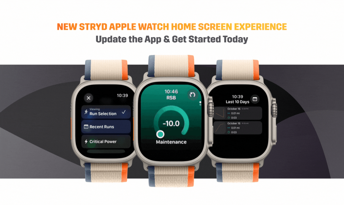 Stryd apple watch on sale