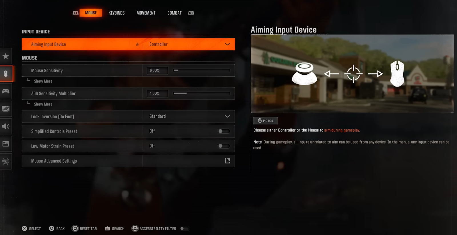 Controller Settings for Better Aim and Response