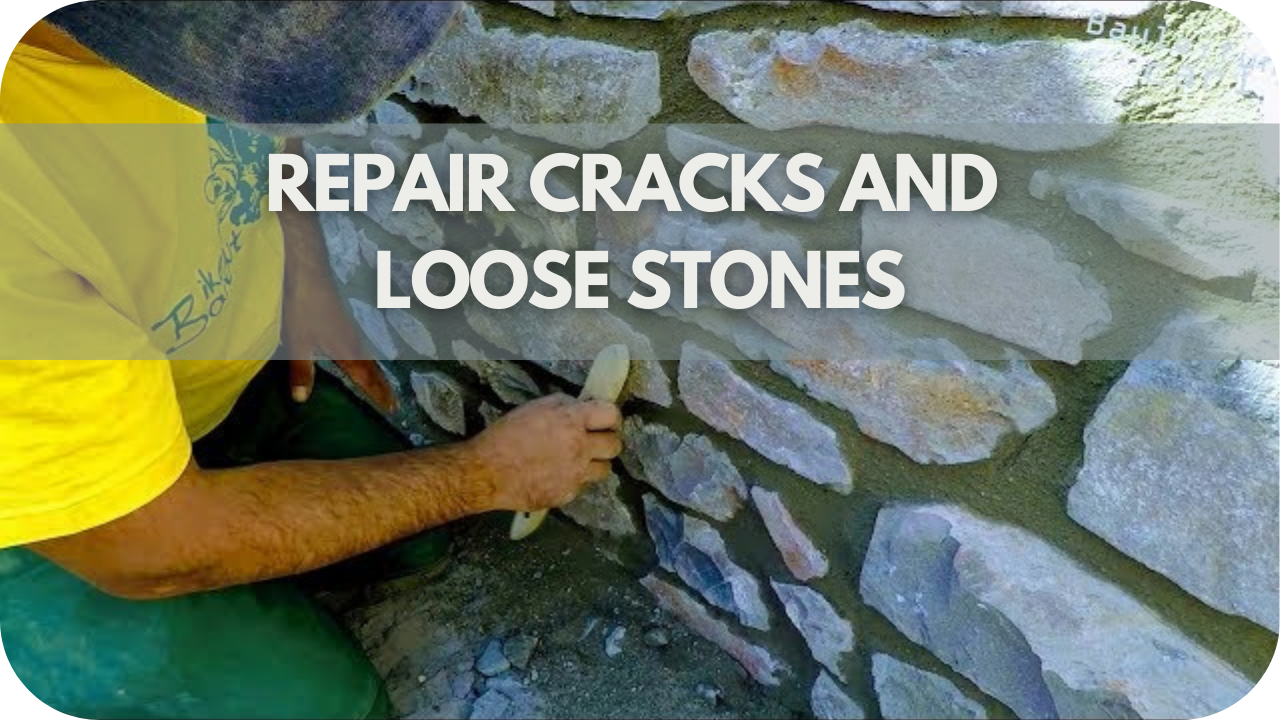 Repair Cracks and Loose Stones