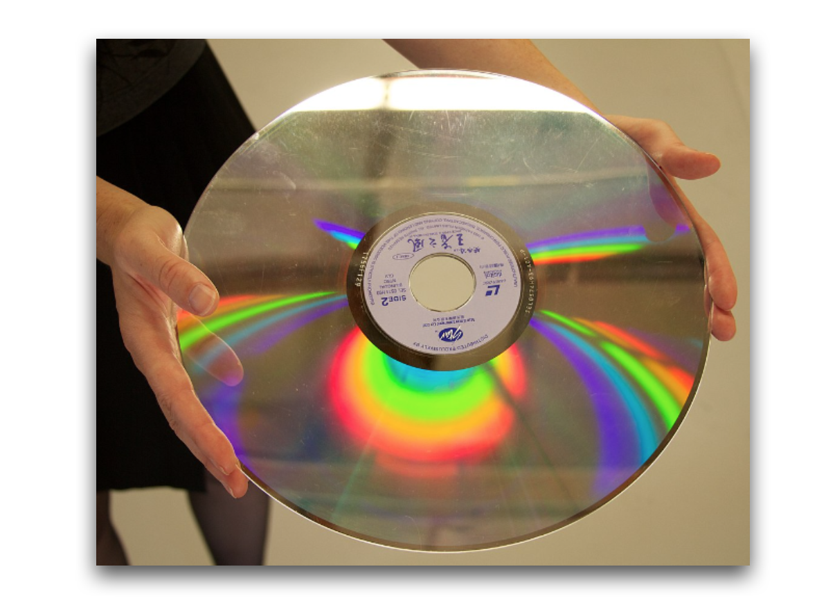 the laser disk history of optical storage