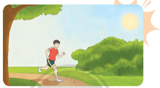 A cartoon of a person running

Description automatically generated