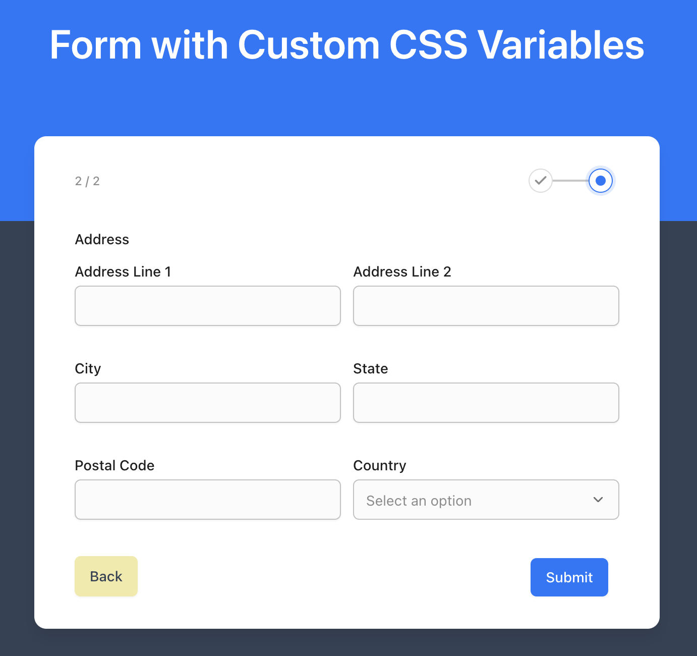 srfm_form_css_variables output