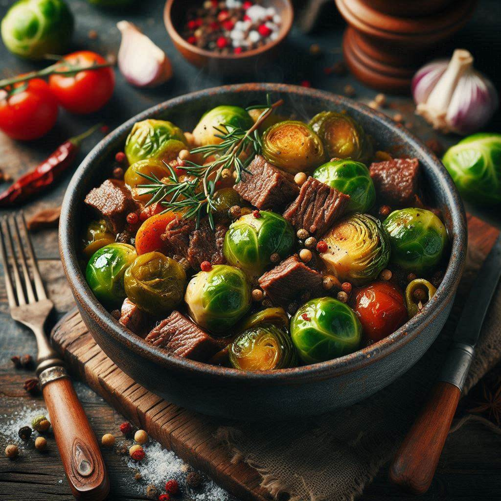 Beef Stew Brussel Sprouts