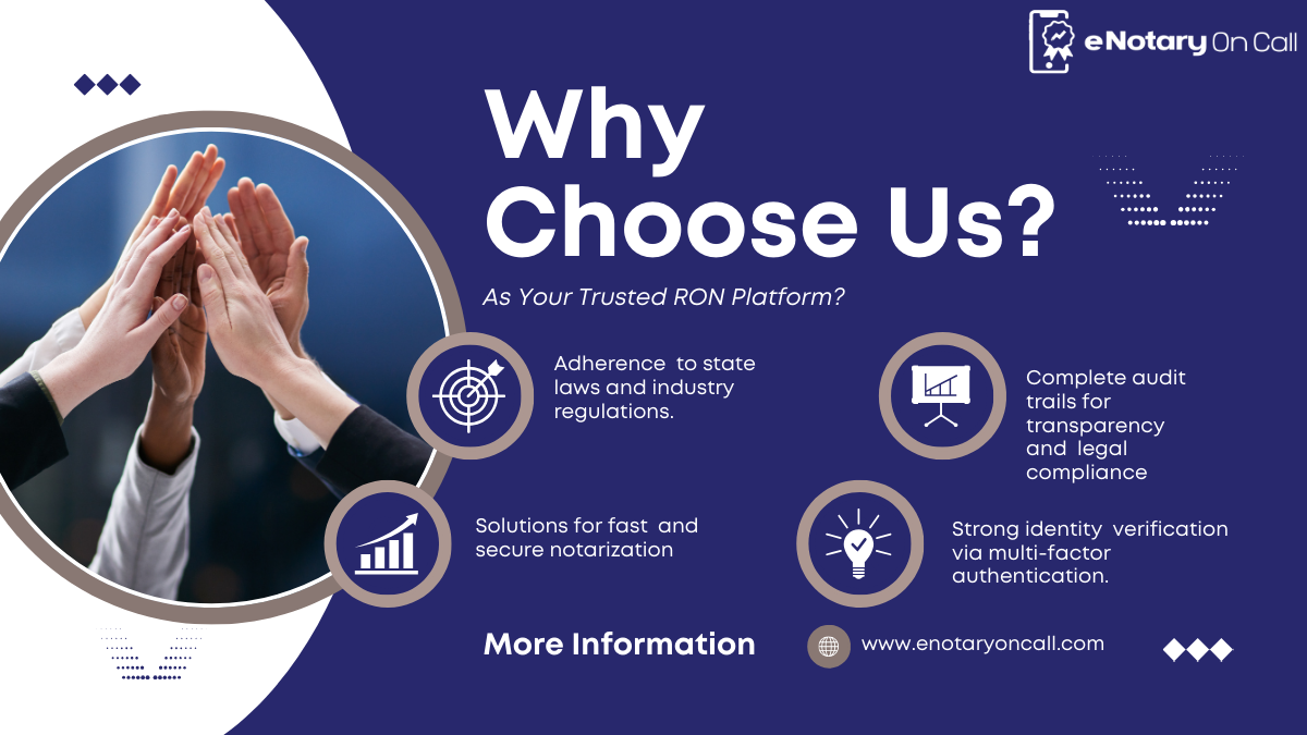 Why choose eNotary On Call as Your Trusted RON Platform?