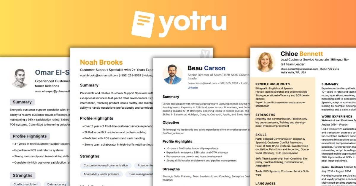 Yotru Launches New AI-Powered Resume Builder Designed for All Professionals