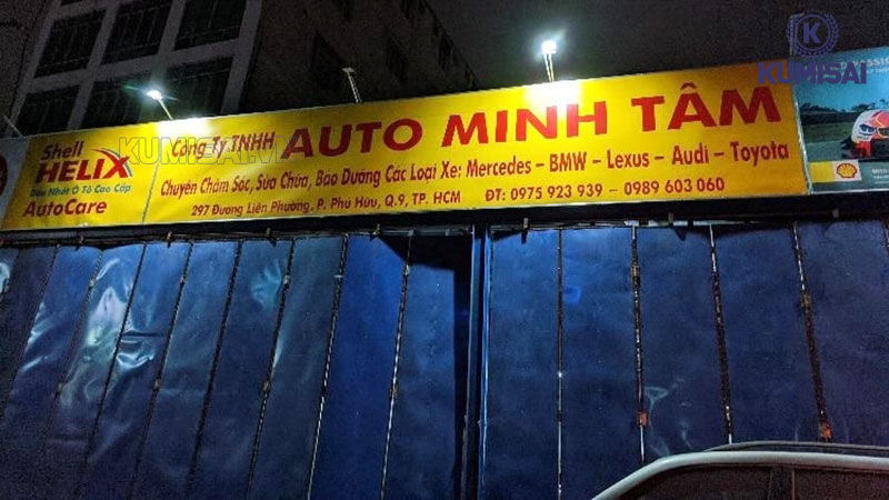 Rửa xe thay nhớt quận 9 Auto Minh Tâm