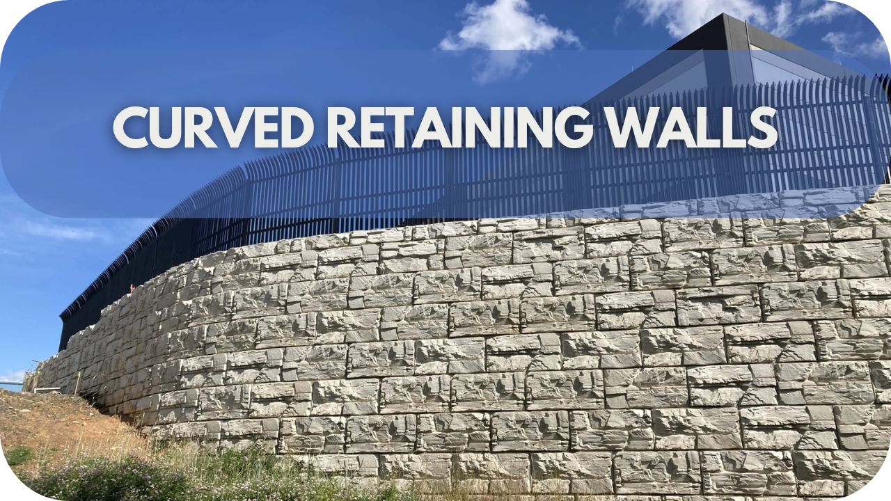 Retaining Wall Design Ideas: Curved Retaining Walls