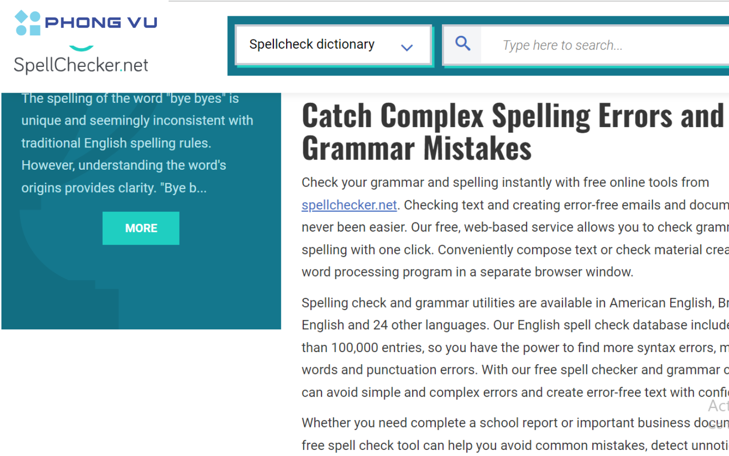 Spellchecker.net
