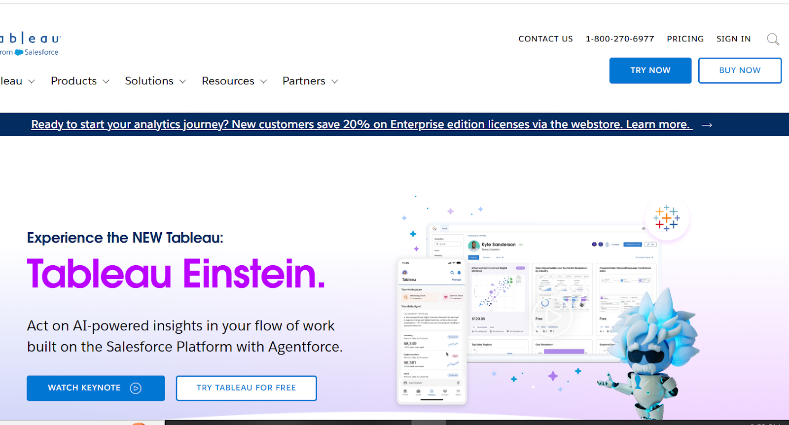 Tableua with Einstein AI Tool for Data Analysis 