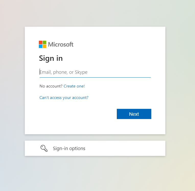 Create Microsoft Account