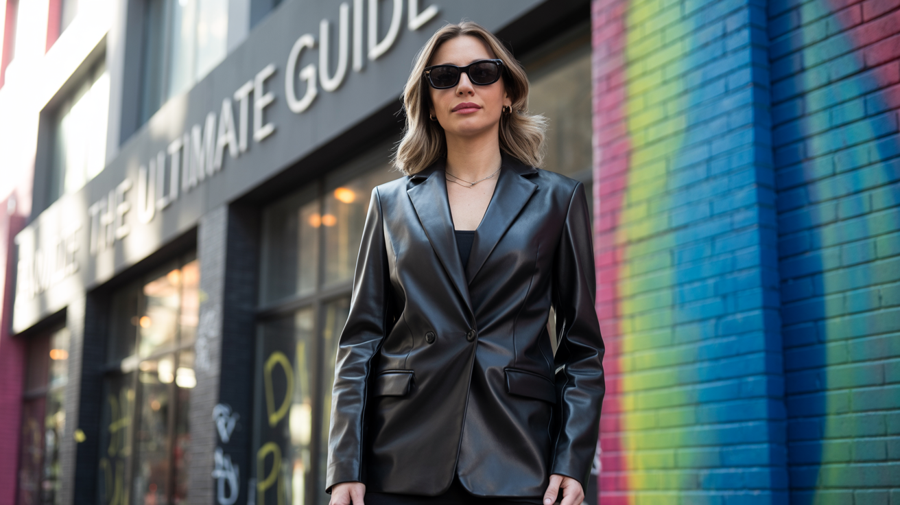 leather blazer