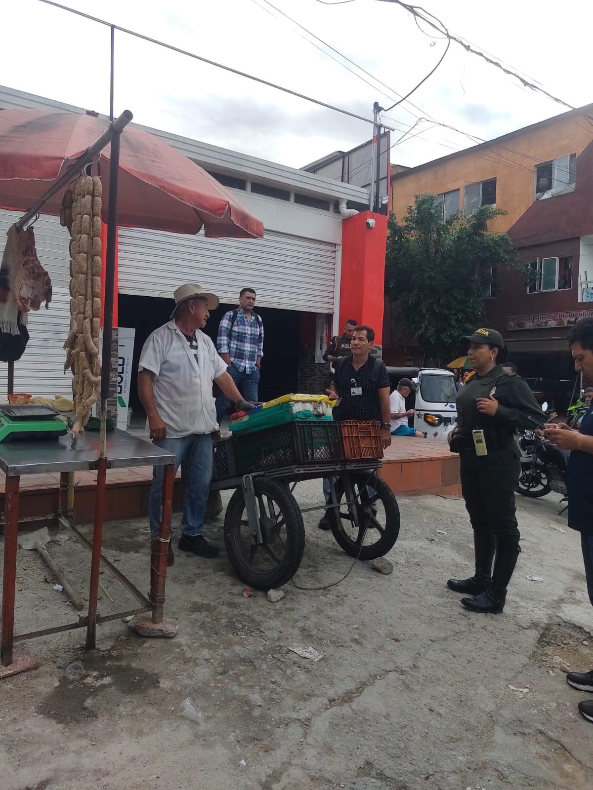 Operativo en Colorados: Venta ambulante de carne de cerdo sin condiciones sanitarias adecuadas