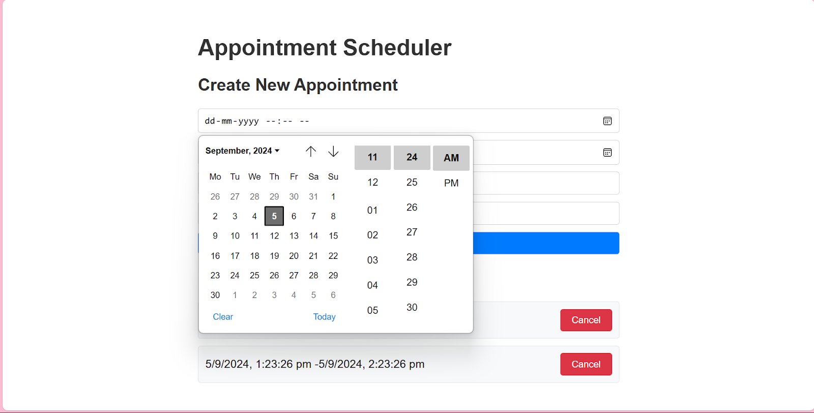 How to create an appointment scheduler in your React app