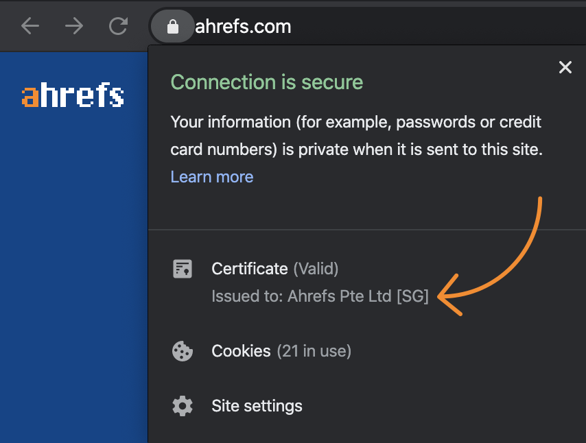 TLS certificates